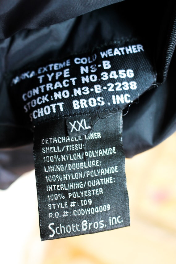 Vintage Y2K Schott NYC Extreme Cold Weather Rever… - image 4