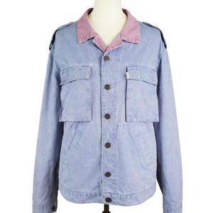 Giacca in denim Levi's vintage anni '70, stile western boho, unisex, taglia M