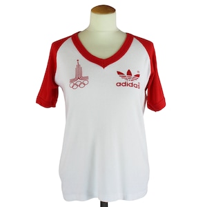 Vintage 1980 Adidas Moscou Russie Union Soviétique Jeux Olympiques