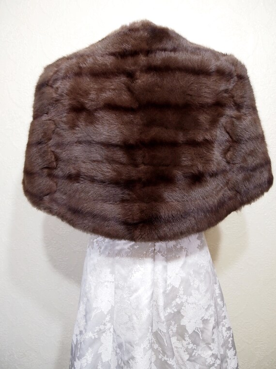 m38 size 8-10 Russian Fur Stole sable color russian squirrel fur