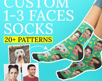 Custom Face Socks: Personalized Pet Photo Gift