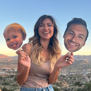 Custom Face on a Stick: Bachelorette & Birthday Party Favors