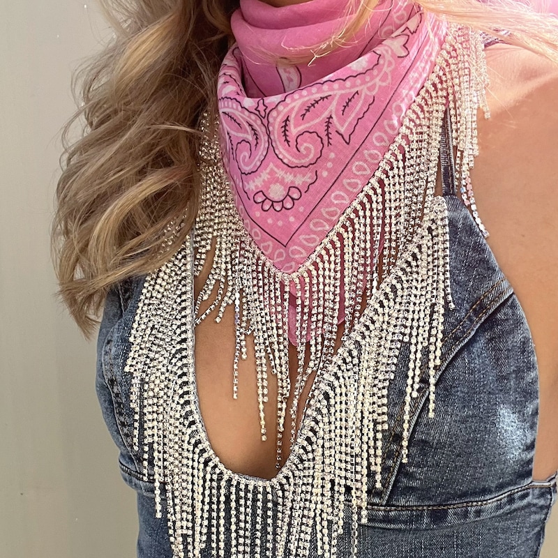 Rhinestone Top Rodeo Look Rhinestone Rodeo Outfit - Etsy