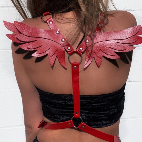 Wing Harness RED Angel Wings Devil 