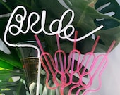 Bachelorette Straws Bachelorette Party Decorations Nashville Bachelorette Party Favors Bride To Be Funny Bridesmaids Gifts