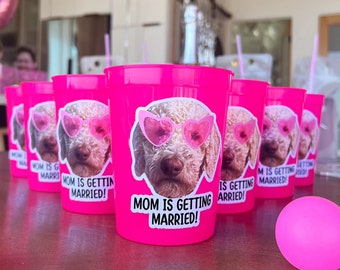 Gobelets personnalisés pour enterrement de vie de jeune fille : Lot de 20 pour le Beer Pong