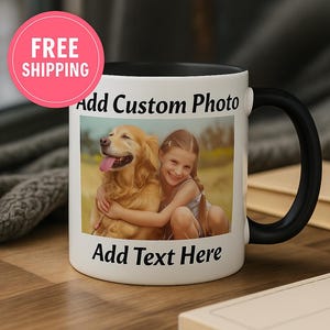 カスタムフォトマグ、クリスマスや誕生日のパーソナライズギフト