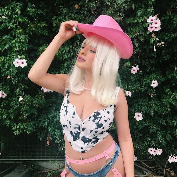 Pink Cowgirl Hat: Bachelorette Party Nashville Nash Bash Favor