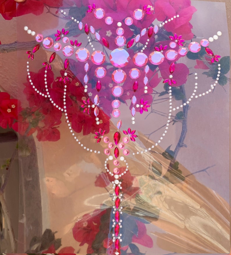 Face Gems Body Gems SILVER GOLD or PINK Face & Body Jewels Etsy