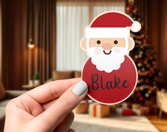 Personalized Christmas Gift Stickers: Custom Holiday Labels