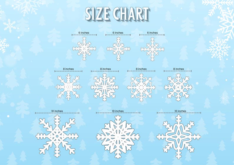 Reusable Magnetic Snowflake Decorations, Holiday Home Decor - Etsy