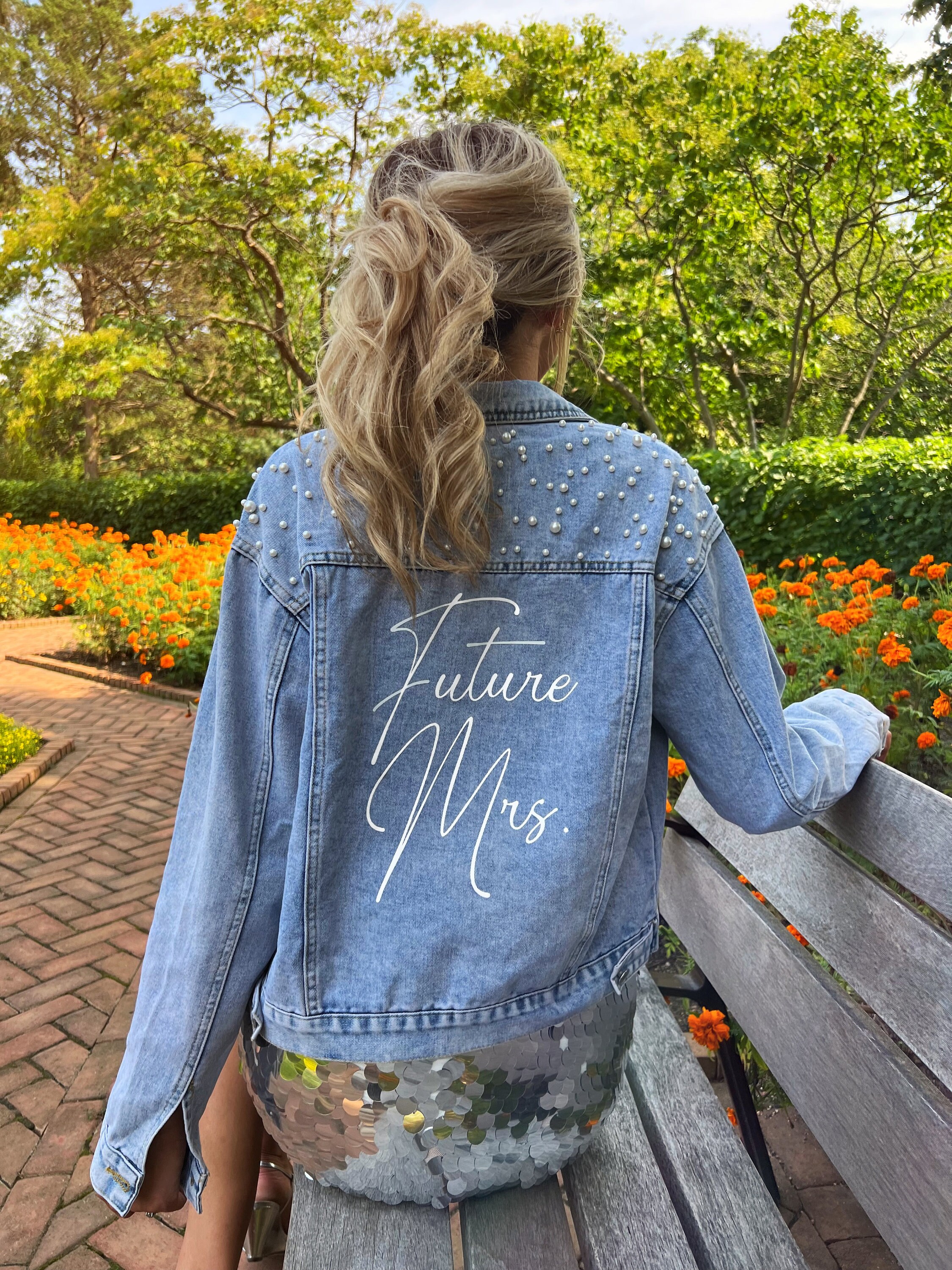 Engagement Gifts Future Mrs Bridal Shower Gift Custom Wedding Jacket Personalized Bride Jean Bachelorette Party Jacket Etsy Australia