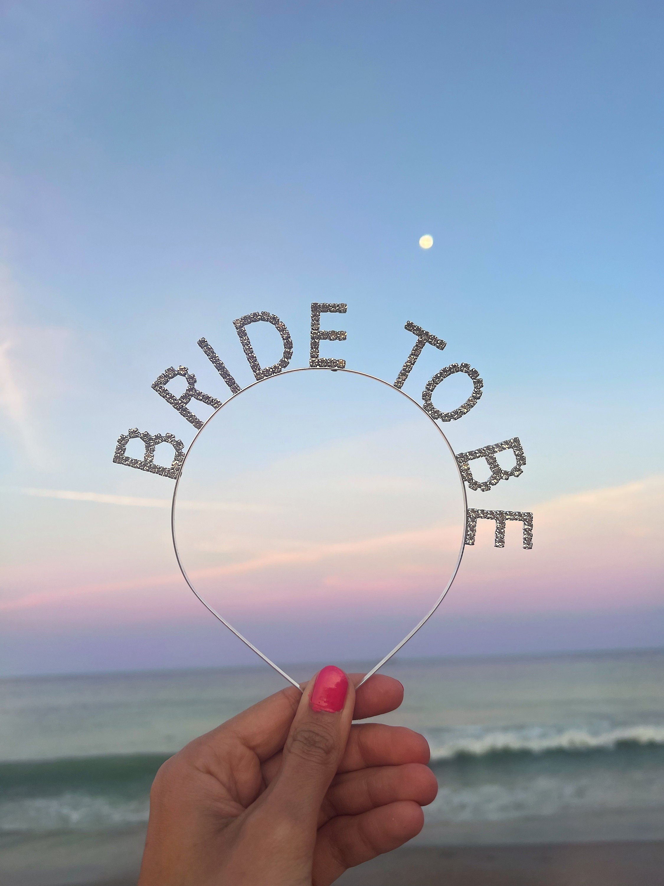 Bride To Be Rhinestone Headband: Bridal Shower Tiara