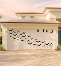 Magnetic Halloween Bats: Outdoor Garage Door Decor
