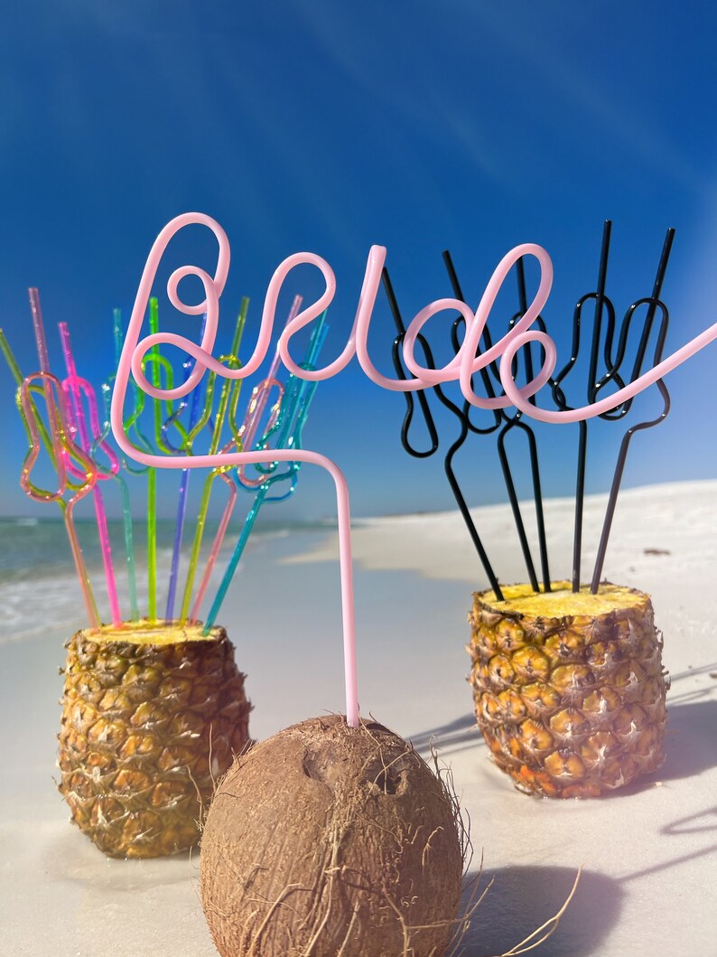 Bachelorette Straws Bachelorette Party Decorations Etsy