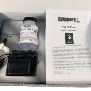 Plug N Plate Gold Metal Plating Kit - Restores Gold Plating!