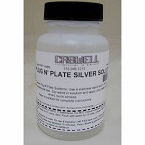 4 oz Plug N Plate Silver Metal Plating Solution (Refill)