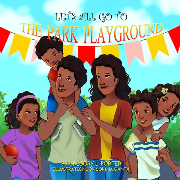 INSTANT DOWNLOAD! Let's All Go To The Park Playground Children's Book 30 Pages