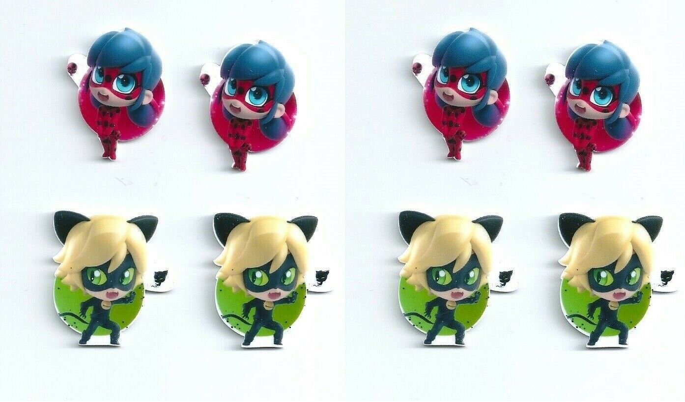 Miraculous Ladybug Action Figures 6pcs Set 2.7 ~6 inch Ladybug and