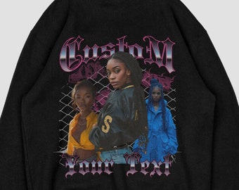 Custom Bootleg sweatshirt, Streetstyle custom bootleg tee shirt -  customize your own Unisex pullover jumper sweater women mens kids