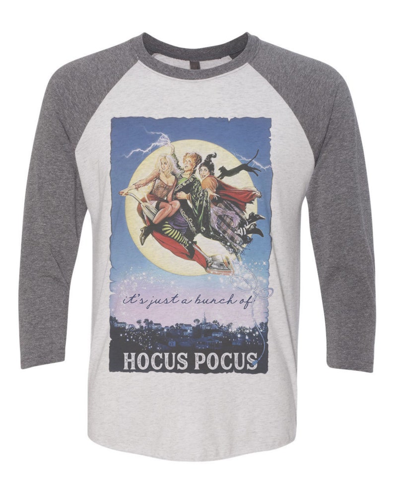 It/'s Just A Bunch Of Hocus Pocus Sanderson Sisters Halloween Ladies Mens T Shirt