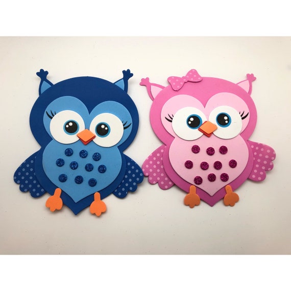 Buos De Foami Buos De Baby Shower Baby Shower Owls Made Out Etsy
