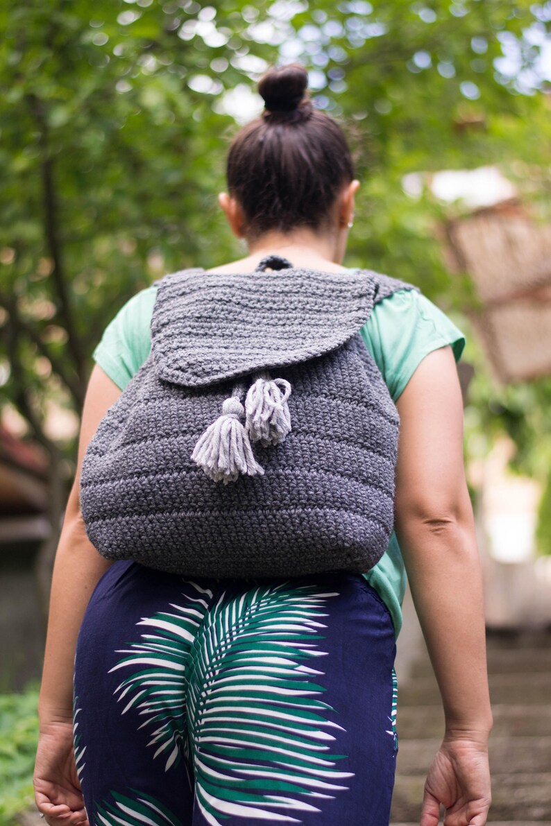 Summer Festival Backpack Crochet Pattern Everyday Backpack Etsy