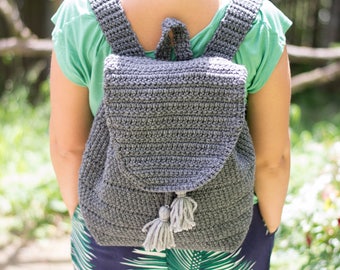 Summer Festival Backpack - Crochet Pattern, Everyday Backpack, Backpack Purse Pattern,Crochet Backpack Pattern,Drawstring Backpack