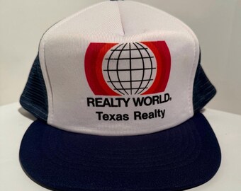 Vintage "Realty World: Texas Realty" Trucker Hat