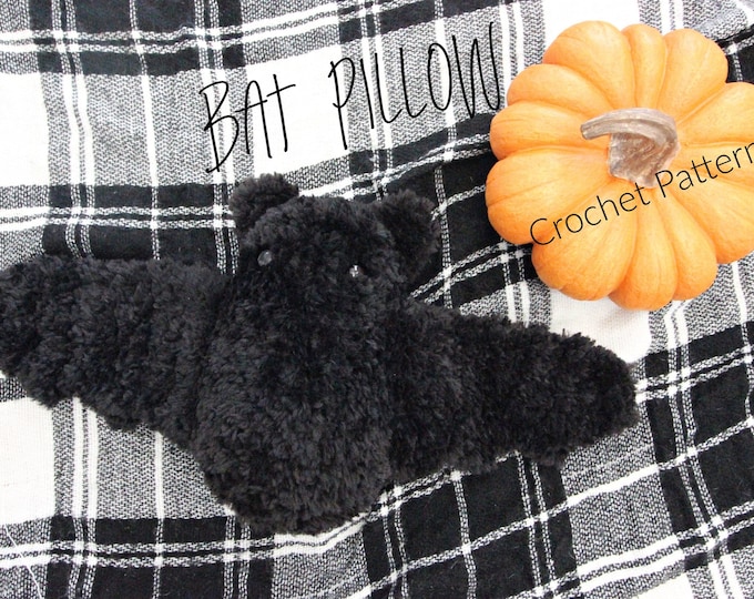 Bat Pillow CROCHET PATTERN Etsy