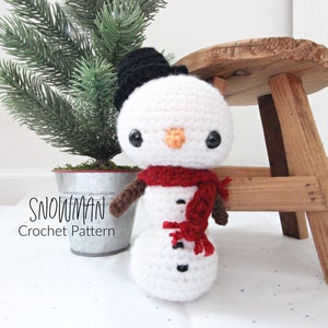 Snowman - CROCHET PATTERN