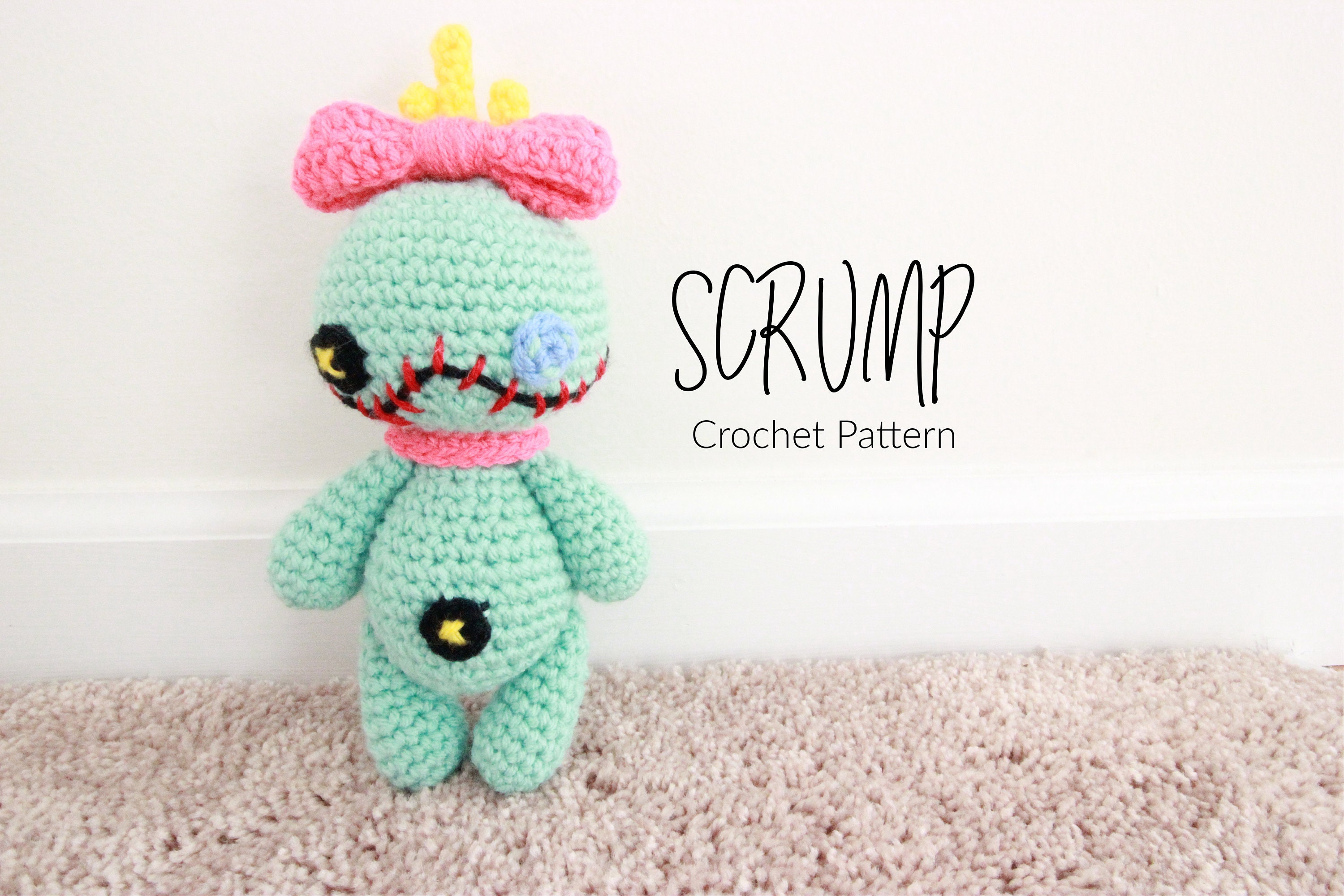 Mini Lilo & Stitch Mobile, Scrump Amirugumi ,angel Crochet Doll,leroy or  Reuben Doll, Amigurumi Disney From Lilo and Stitch, Crochet Scrump -   Singapore