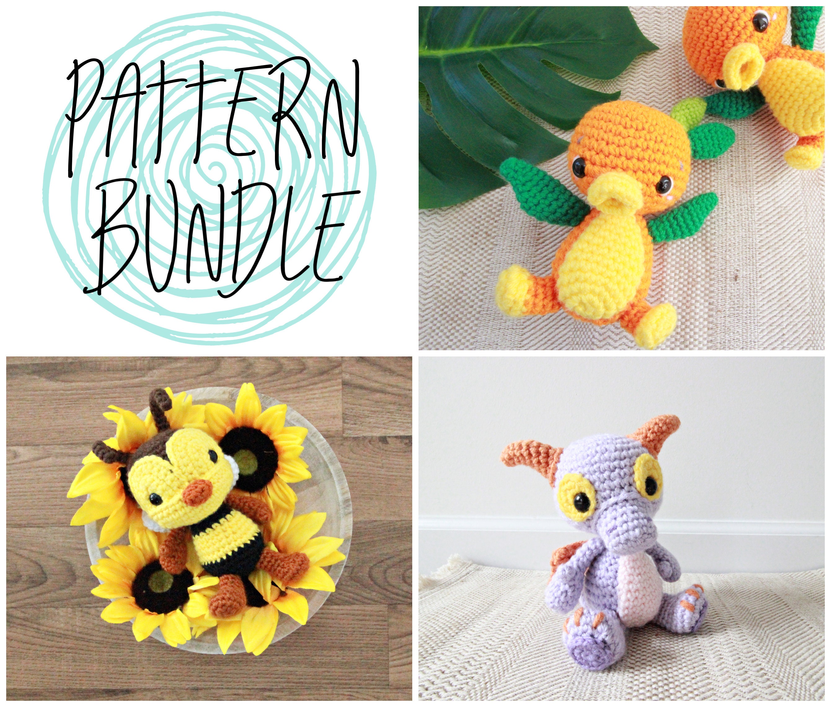 Crochet (Disney) Figment Amigurumi Pattern Review - Stacy's Stitches