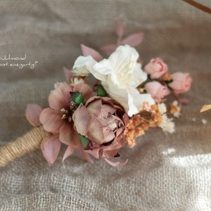 Bruidegomspeld voor bruidsboeket | Bloemenspeld Bruidegom Accessoires | speld bloemen | bloemenspeld corsage bloemen