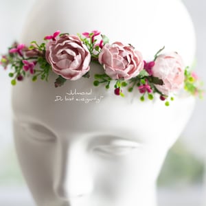 Haarschmuck Braut Blumenmädchen Brautjungfer | Blumenkrone | Braut Blumenkranz Haare | Hochzeit Haarkranz Blumen | Elfenkrone Kopfschmuck