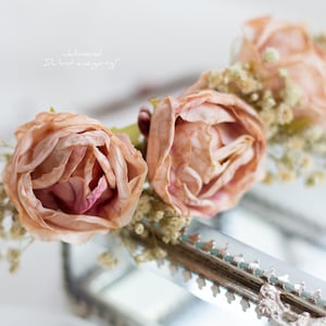 Haarschmuck Braut Blumenmädchen Brautjungfer | Blumenkrone | Braut Blumenkranz Haare | Hochzeit Haarkranz Blumen | Elfenkrone Kopfschmuck