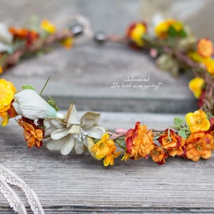 Haarschmuck Braut Blumenmädchen Brautjungfer | Haarkranz Oktoberfest | Boho Braut Blumenkranz Haare | Hochzeit Haarkranz Blumen | Elfenkrone