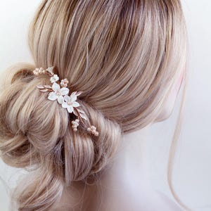 Blumen-Haarkämme & Haarnadeln Set – Für Hochzeit, Brautjungfern, Bälle, In Blau, Rosa, Grün, Weiß, Lila, Rot