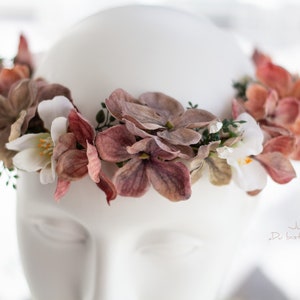 Haarschmuck Braut Blumenmädchen Brautjungfer | Blumenkrone | Braut Blumenkranz Haare | Hochzeit Haarkranz Blumen | Elfenkrone Kopfschmuck
