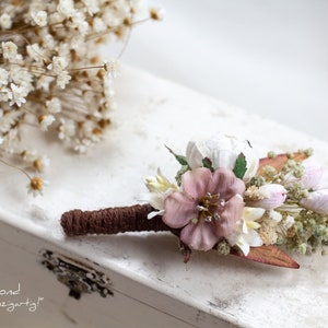 Rustic boutonniere wedding groom pin | flower pin groom accessories | pin flowers flower pin boutonniere