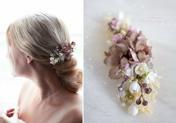 Romantische Hochzeit Haarschmuck für die Braut Elegante Blume Kopfschmuck HS27 