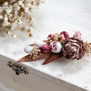 Rustic boutonniere wedding groom pin | flower pin groom accessories | pin flowers flower pin boutonniere