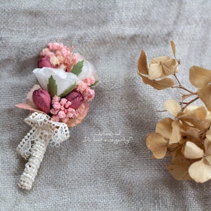 Corsage flower wedding groom pin | flower pin groom accessories | pin flowers | flower pin boutonniere flower