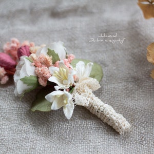 Wedding flower boutonniere groom&#39;s boutonniere | Flower boutonniere groom&#39;s accessories | Flower boutonniere | Flower boutonniere