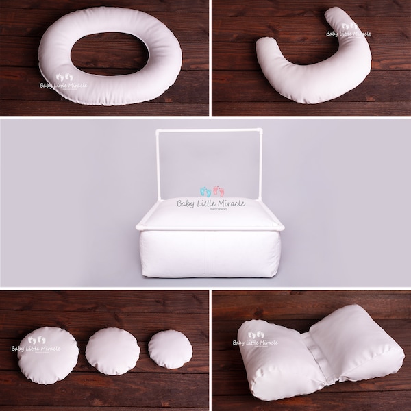 BIG set for posing , Beanbag for photographers, Travel size bean bag,Travel beanbag. Newborn photo prop, Beanbag frame, Posing pillow