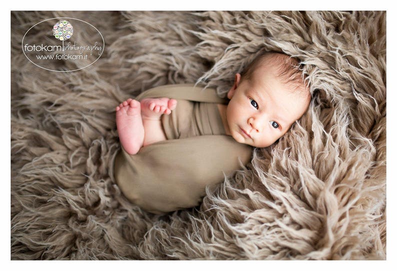 Faux fur, Newborn Photo Props, Newborn, Fabric, Blanket, Photography,Baby Props,Basket Stuffer, Beanbag fabric, Baby shower, Like flokati image 1