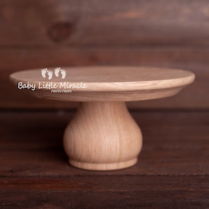 Exclusive Oak Wooden cake stand, Smash cake stand, First Birthday, Mini cake stand, Cupcake, 1st Birthday, Photo prop, Pedestal cake stand