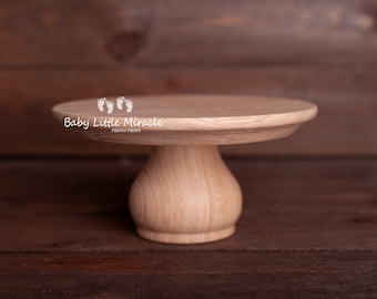 Exclusive Oak Wooden cake stand, Smash cake stand, First Birthday, Mini cake stand, Cupcake, 1st Birthday, Photo prop, Pedestal cake stand
