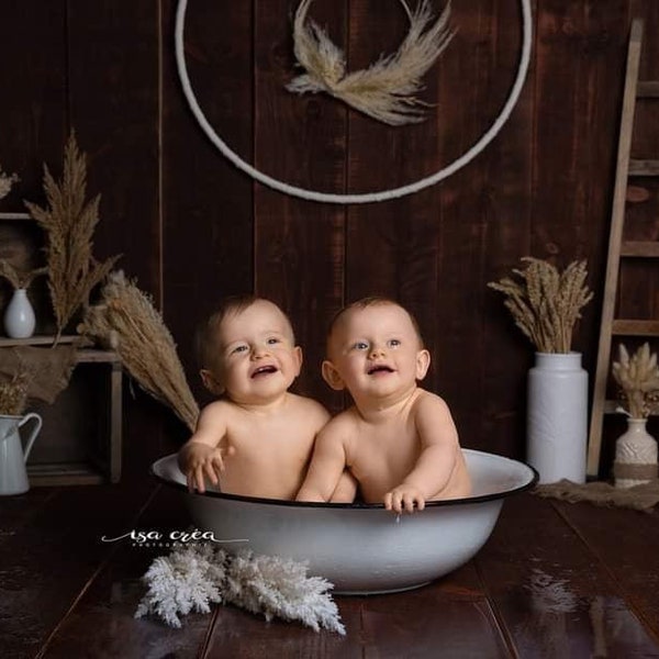 High quality 60cm(24in) diameter,Milkbath Bowl, Bath bowl,newborn Photo,photo Prop,newborn bowl, Newborn photo prop, metal bowl,enamel bowl
