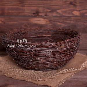 Twig nest, Wood Nest, Owl Nest, Bird Nest, Newborn Photography, Photo Prop, Newborn Nest, Newborn Nest, Newborn Prop, Photography